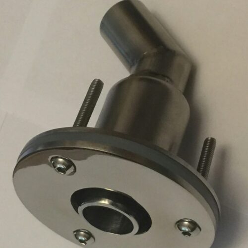 24mm 316L Complete S/S Exhaust Hull Skin Fitting Espar Webasto Diesel Boat Heater