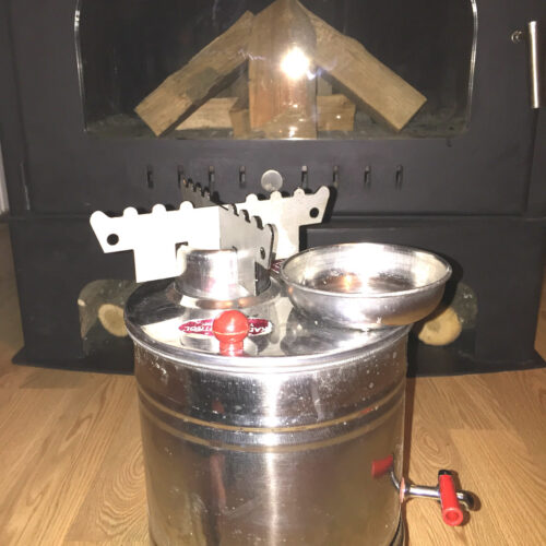 Picnic Samovar Camping Tent Tea Kettle Water Heater Wood Stove Cooking Stand